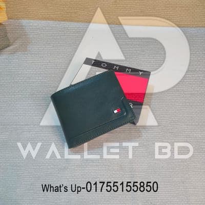 Genuine Leather Tommy Hilfiger Short Wallet_img_6