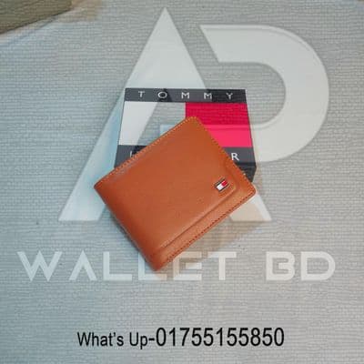 Genuine Leather Tommy Hilfiger Short Wallet_img_2