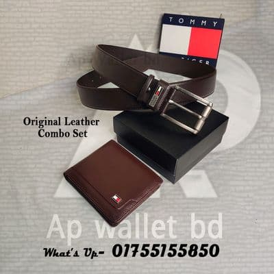 Genuine Leather Tommy Hilfiger Short Wallet_img_5